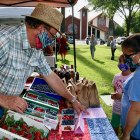 Getting a closer look at the downtown Market Place.